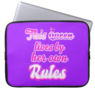 This queen lives by her own rules Electronics Bag