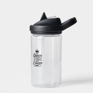 This Queen Shifts Gears – Empowered Female Driver Water Bottle