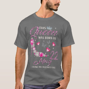 This Queen Was Born In May 22 Living My Blessed Li T-Shirt