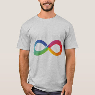 This rainbow infinity design can symbolise so many T-Shirt