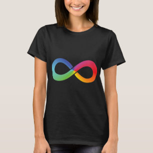 This rainbow infinity shirt symbolises whatever it