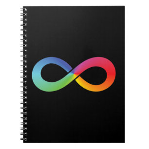 This rainbow infinity shirt symbolises whatever it notebook