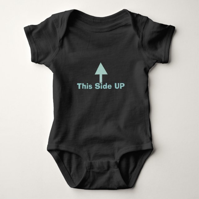 This Side UP Baby Bodysuit (Front)