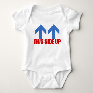 This side up. baby bodysuit