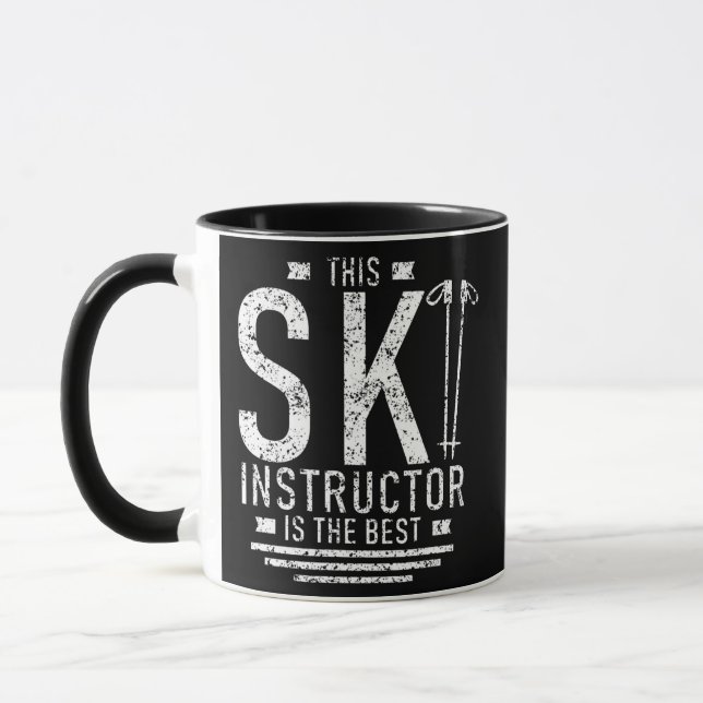 This Ski Instructor Is The Best Skier Skiing Mug (Left)