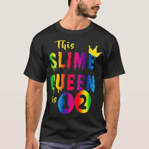 THIS SLIME QUEEN 12 Years Old For 12 th Birthday G T-Shirt