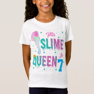 This Slime Queen is Custom Birthday T-Shirt