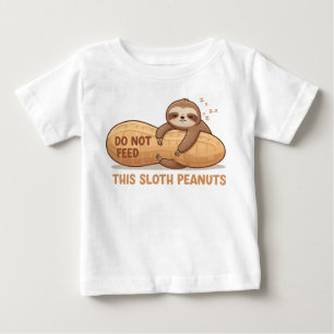 This Sloth Can’t Eat Peanuts Kids Allergy Shirt