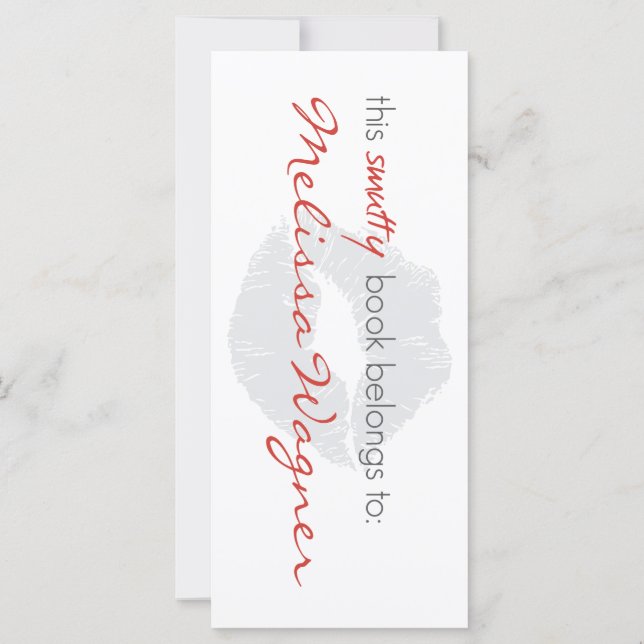 This Smutty Book Belongs to Bookmarker (Back)