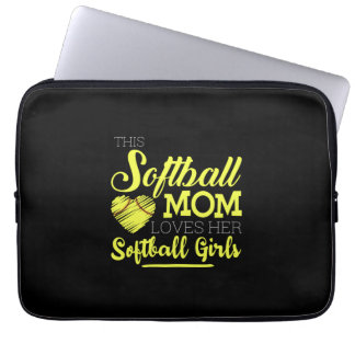 This softball mum loves her Softball Girls Laptop Sleeve