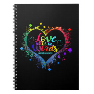 This Someone with Autism has taught me Love Needs Notebook