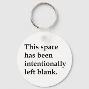 This Space Blank Key Ring