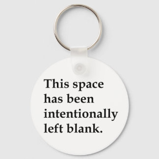 This Space Blank Key Ring