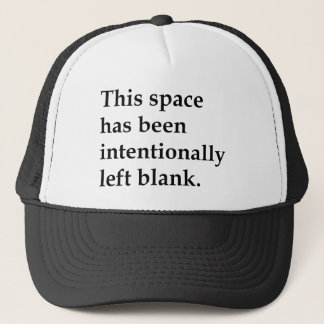 This Space Blank Trucker Hat