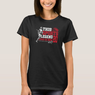 This Sports Legend Is Now 20 Lacrosse Game 20th Bi T-Shirt