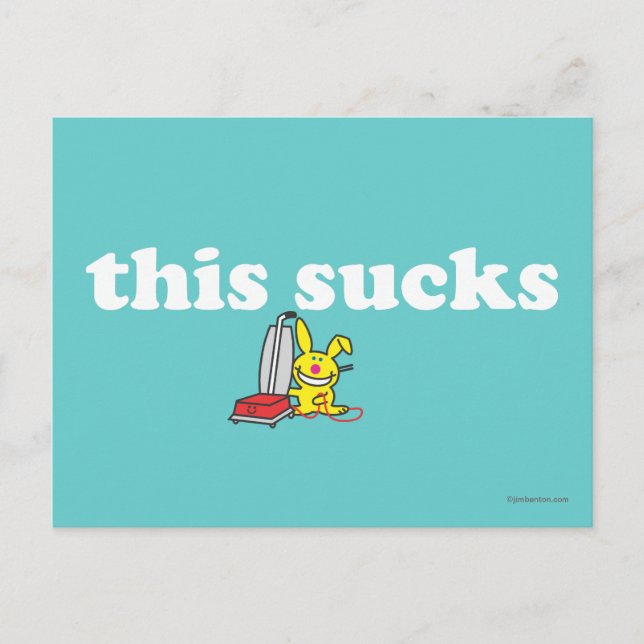This Sucks Postcard (Front)