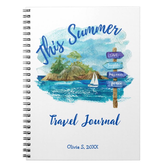 This Summer Travel Journal (Front)