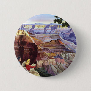 This Summer Visit Grand Canyon 6 Cm Round Badge