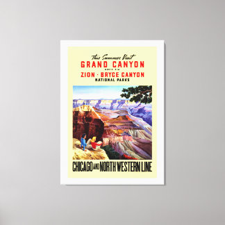 This Summer Visit Grand Canyon Canvas Print