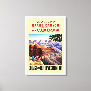 This Summer Visit Grand Canyon Canvas Print
