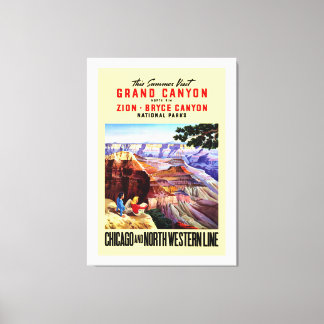 This Summer Visit Grand Canyon Canvas Print