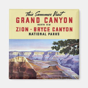 This Summer Visit Grand Canyon Magnet