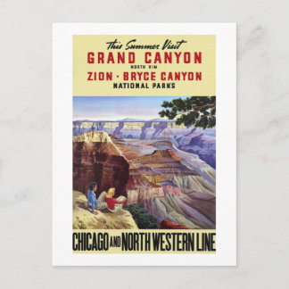 This Summer Visit Grand Canyon Postcard