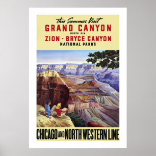 This Summer Visit Grand Canyon Poster