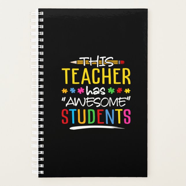 This Teacher Has Awesome Students Planner (Front)