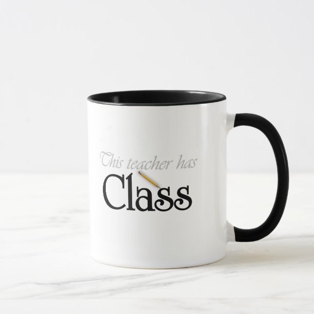 This Teacher Has Class Tshirts and Gifts Mug (Right)