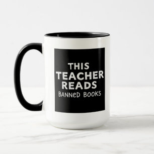 This Teacher Reads Banned Books Graphic Mug