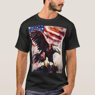 This title highlights the patriotic theme and the  T-Shirt