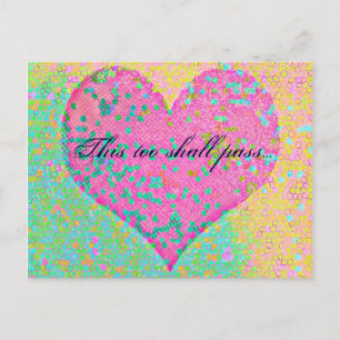 This too shall pass postcard