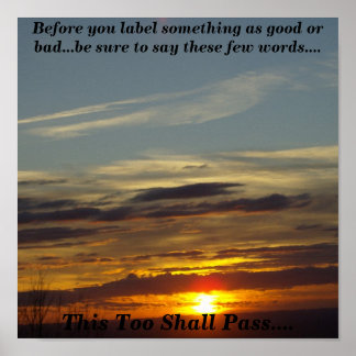This Too Shall Pass Poster