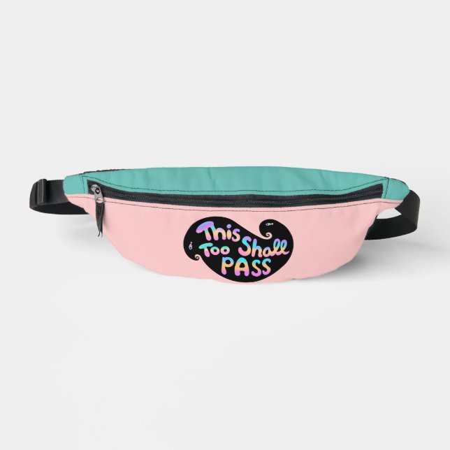 This Too Shall Pass Wave Bum Bags (Front)