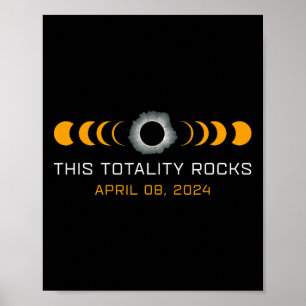 This Totality Rocks Funny Total Solar Eclipse Astr Poster
