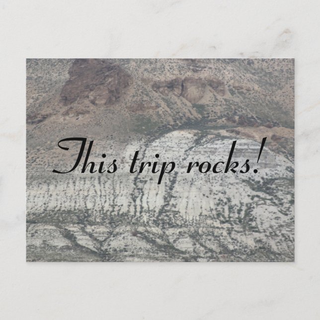 This Trip Rocks! Postcard (Front)