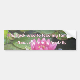 This truck used to feed my family bumper sticker