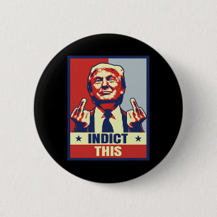 This Trump Pro President Donald Trump Supporter 6 Cm Round Badge