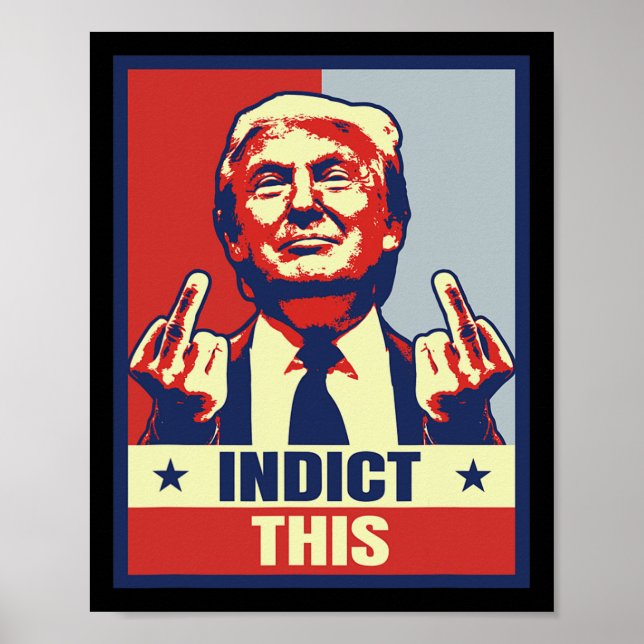 This Trump Pro President Donald Trump Supporter  Poster (Front)