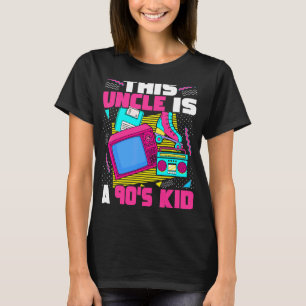 This Uncle Is A 90s Kid 90s Aesthetic Family Reuni T-Shirt