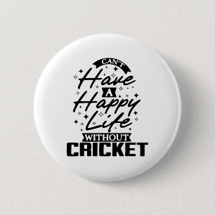This Unique Design Is An Ideal Choice For Cricket 6 Cm Round Badge