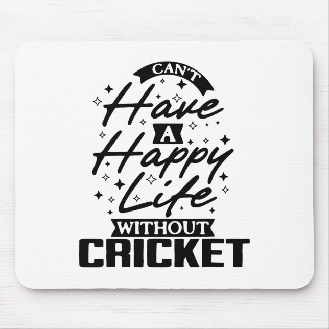 This Unique Design Is An Ideal Choice For Cricket  Mouse Mat (Front)