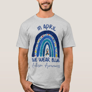 This very nice rainbow autism tee makes a perfect