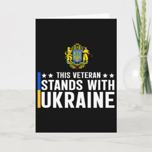 This Veteran Stands With Ukraine 5 Card