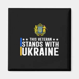This Veteran Stands With Ukraine 5 Magnet