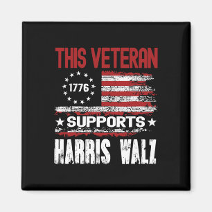 This Veteran Supports Harris Wheimer 2024 American Magnet