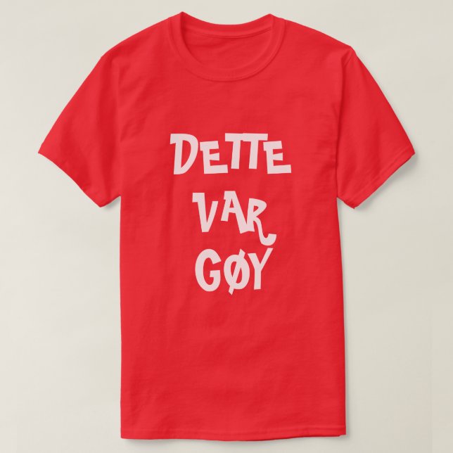 this was fun  in Norwegian red T-Shirt (Design Front)