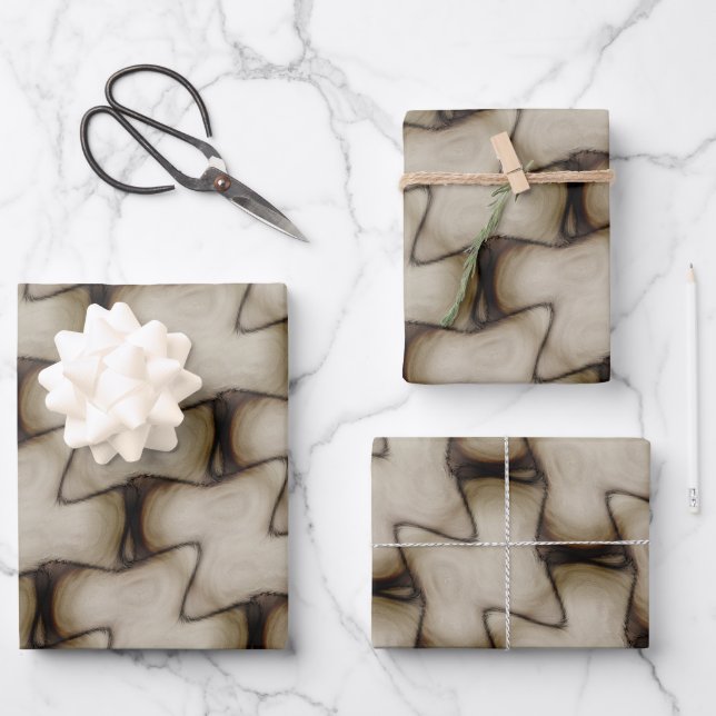 This Way & That for a Long Lasting Impression Wrapping Paper Sheet (Front)