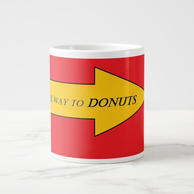 This Way To Doughnuts Speciality Mug (Front)